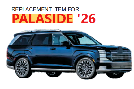 Chắn bùn trước bên phải Bên trái chắn bùn hành khách cho HYUNDAI PALISADE 2026